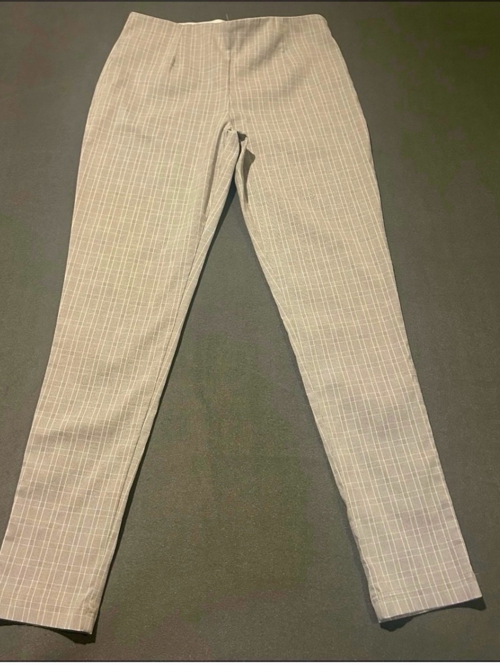 Slim Fit Women’s Windowpane Dress Pants